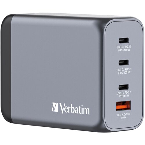 Verbatim GNC-200 GaN Charg. 200W 3xUSB-C PD, 1xUSB-A QC 3.0 32204 Cijene