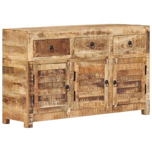 VidaXL Komoda 110x30x65 cm trden mangov les Slike
