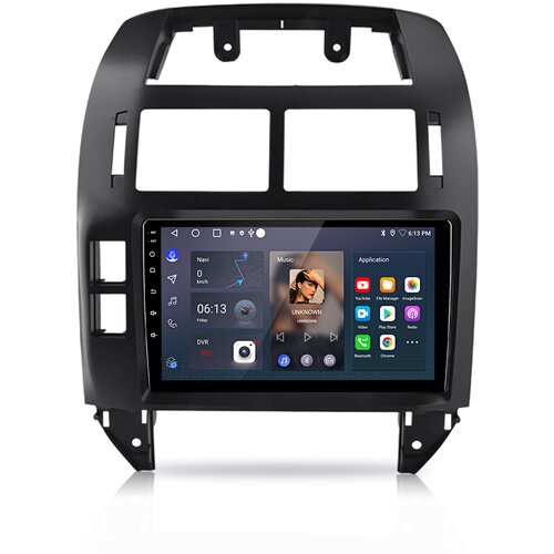 JUNSUN 1+32GB 9" Carplay Android 13 DVD avtoradio DAB+ kamera za VW Polo 9N 01-2009 GPS Navi WIFI BT USB SWC DSP FM, (22141478) Cene