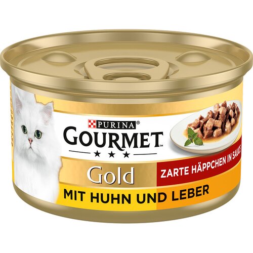  2 x Gourmet Gold po posebnoj cijeni! - Meki zalogajčići: piletina i jetra (24 x 85 g) Slike