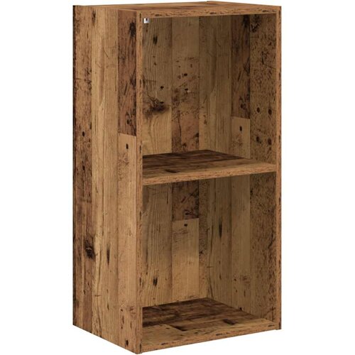  Regal za knjige boja starog drva 40x30x77 cm konstruirano drvo Slike