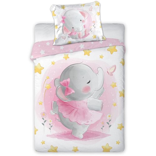 Faro posteljina 2 djelna Cuddles slončić pink Cene