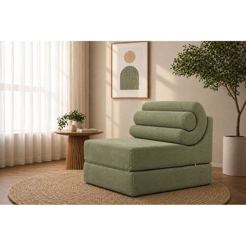Atelier Del Sofa Duo Relax fotelja na razvlačenje 90 &amp;times; 70 &amp;times; 100 cm, mint zelena Slike