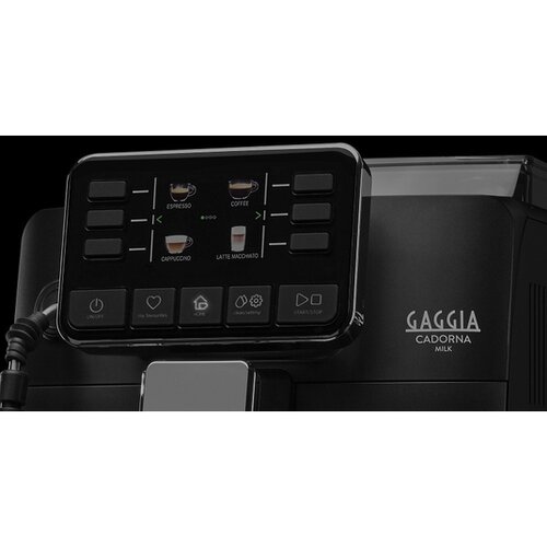 Gaggia Cadorna Milk aparat za kavo, črn Slike