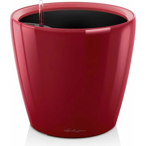 LECHUZA Okrasni lonec Classico Premium 28 LS - Scarlet rdeča visoki sijaj