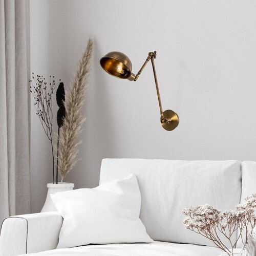 Opviq lights Zidna lampa u brončanoj boji &amp;oslash; 15 cm Sivani &amp;ndash; Slike