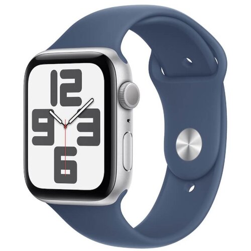 Apple watch se (2024) 44 mm gps aluminium silver denim sport band m/l MXER3QV/A pametni sat Cene