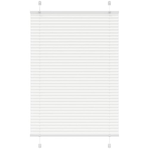 VidaXL Plisirana roleta bijela 95x150 cm &amp;scaron;irina tkanine 94,4 cm Slike
