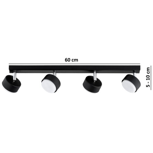 Brilagi LED spot svetiljka MONO 4xGX53/30W/230V crna Slike