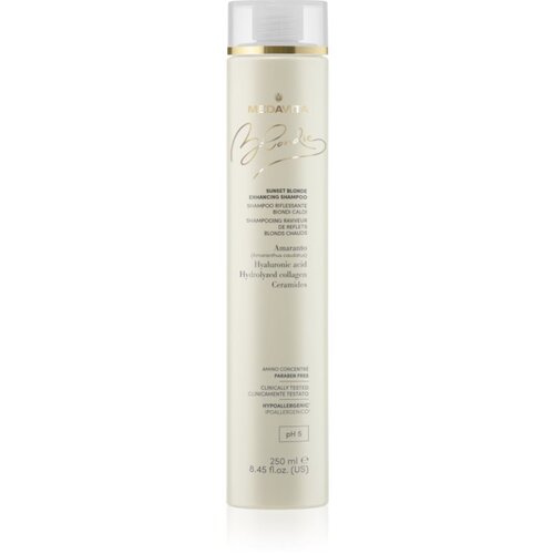 Medavita Blondie Sunset Blonde Enhancing Shampoo &amp;scaron;ampon za blond lase za intenzivnost barve las 250 ml Slike