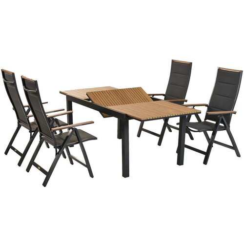 Gardenson Vrtni Set Verona, 5-Delni, Raztegljiva Miza Slike