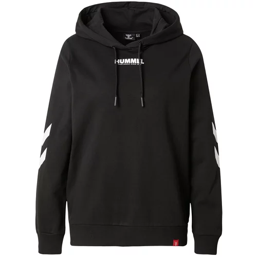 Hummel Sportska sweater majica 'Legacy' crna / bijela