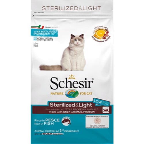 Schesir dry sterilized & light fish Cene