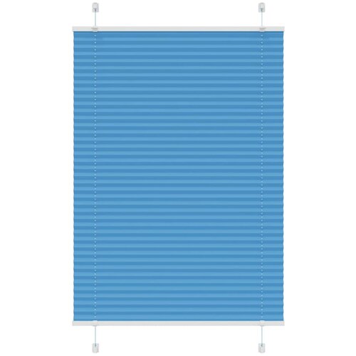 VidaXL Plisirana roleta plava 90x150 cm &amp;scaron;irina tkanine 89,4 cm Slike