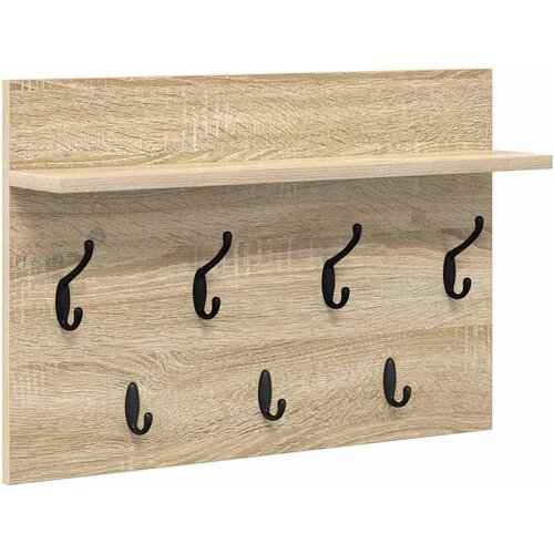  Vje&amp;scaron;alica za kapute na zidu Zidne Sonoma hrast 60 x 40 x 12 cm Slike