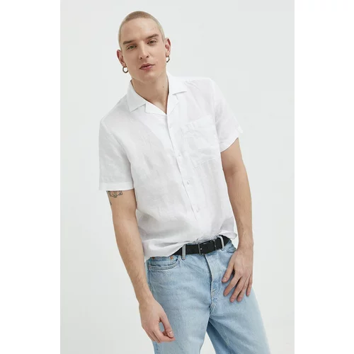 Hugo Lanena košulja boja: bijela, regular