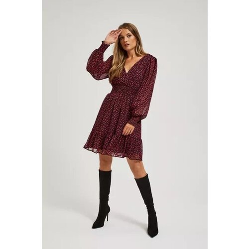 Moodo dress with fluffy sleeves Slike