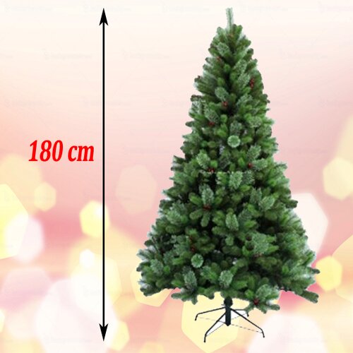 Olimp Sport Gusta novogodišnja jelka sa crvenim bobicama Cashmere 180 cm Cene