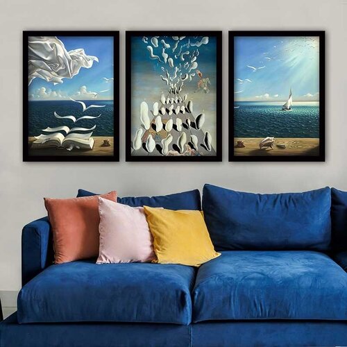 Wallity Set uramljenih slika 3SC_UN611484, 3 Dela Cene