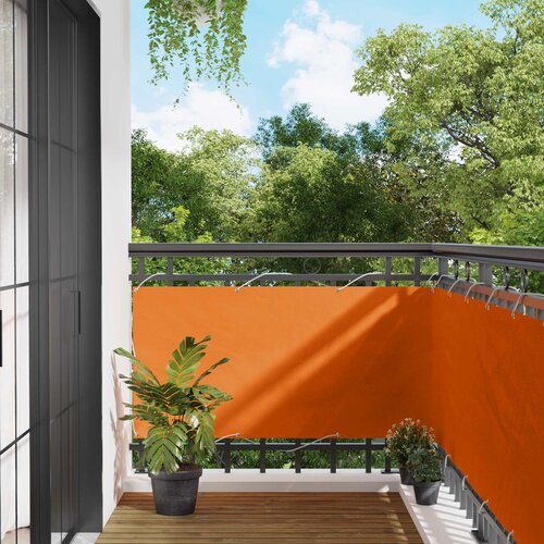  Balcony ekran Narančasta 75 x 200 cm PU prekriveni oksford alu Cijene