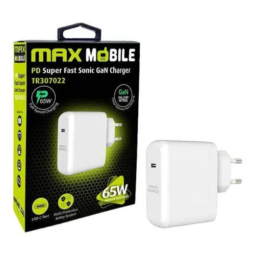 Max Mobile 307002 GaN 65 W- Punjač za telefon TR Cene