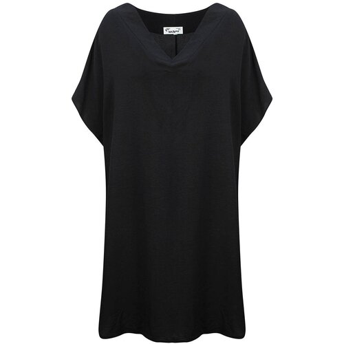 Pri Smooth, loose and comfortable basic mini tunic dress Cene