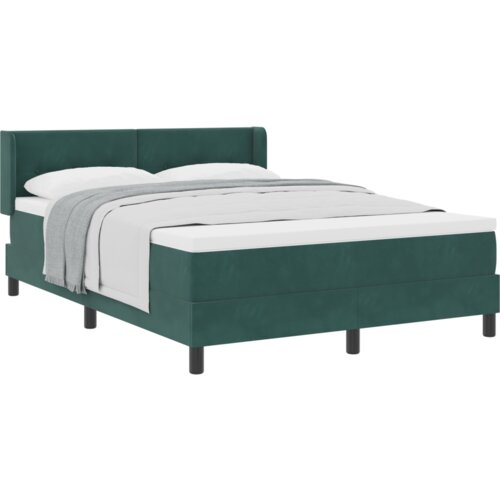 Box Spring Krevet s Madracem Tamno Zelena 160x200 cm Bar&amp;scaron;un Slike