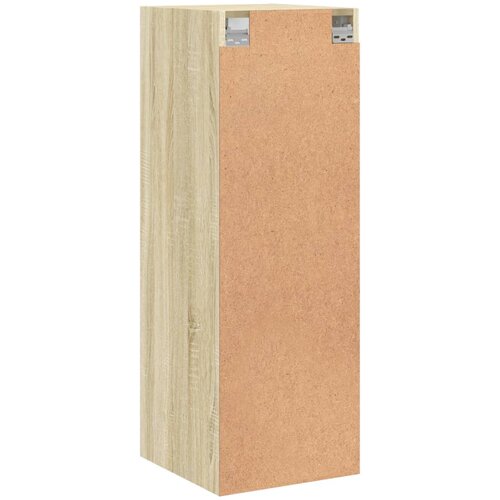  Zidni ormarić sa staklenim vratima boja hrasta 35 x 37 x 100 cm Slike