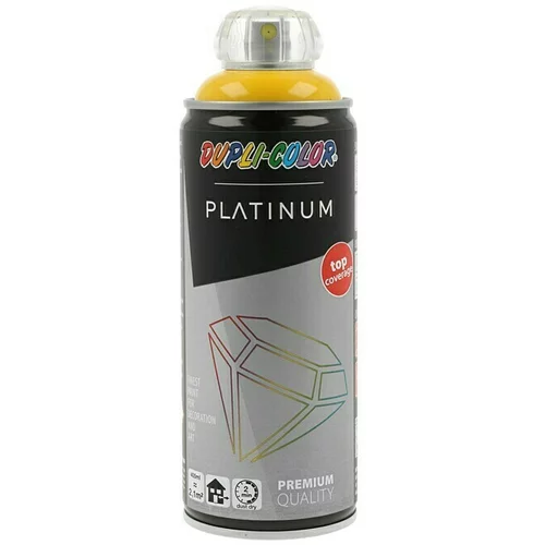 Dupli color Platinum Sprej s lakom u boji (Žute boje, 400 ml, Svilenkasti sjaj)