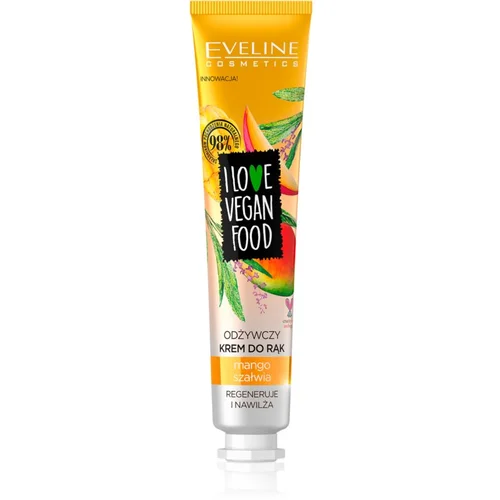 Eveline Cosmetics I Love Vegan Food hranilna krema za roke 50 ml