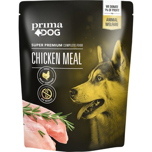 PRIMA DOG ukusan obrok sa piletinom 260g Slike