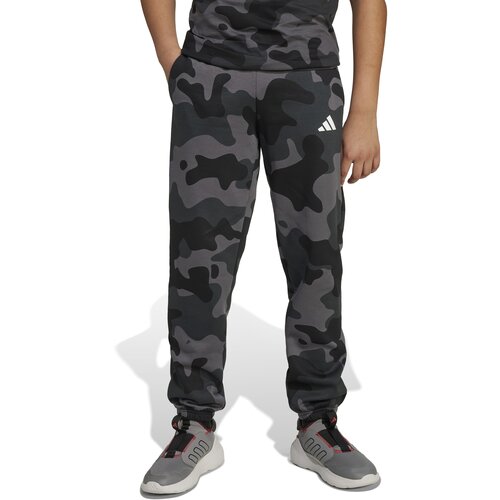 Adidas J Donji deo trenerke za dečake Camo Fl Pant J, JN2224, Tamnosivi Cene