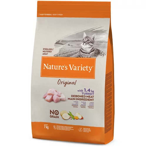 Nature's Variety Original No Grain Sterlised puran - 7 kg