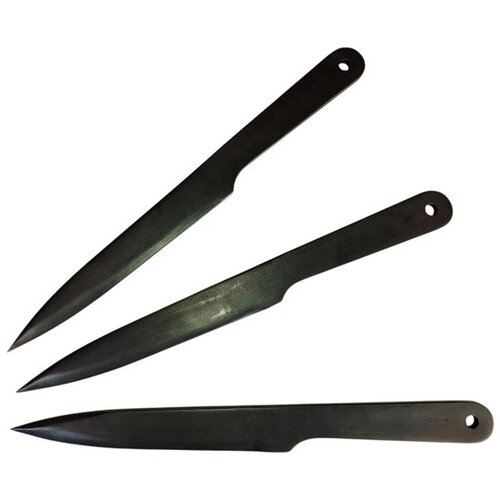 KAL22 CZ Throwing knives, 3 pieces, black Slike