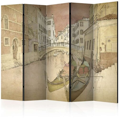  Paravan u 5 dijelova - Gondolas in Venice II [Room Dividers] 225x172 Slike