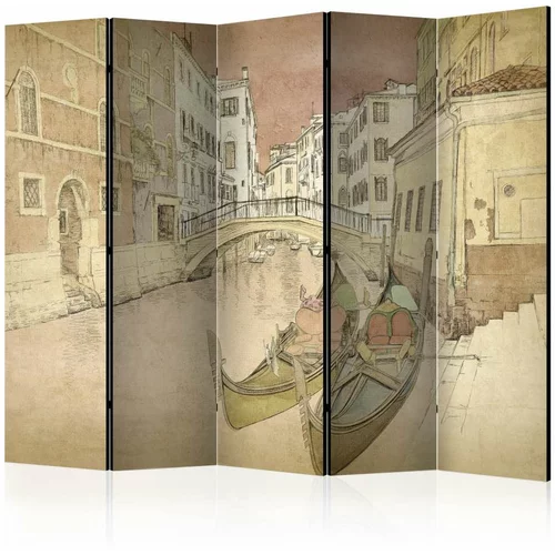  Paravan u 5 dijelova - Gondolas in Venice II [Room Dividers] 225x172