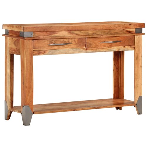  Konzolni stol 110 x 34 x 74 cm od masivnog drva bagrema Cene