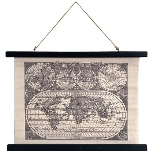 Signes Grimalt Slike, platna Zvitek Platnenega Zemljevida Črna Cene