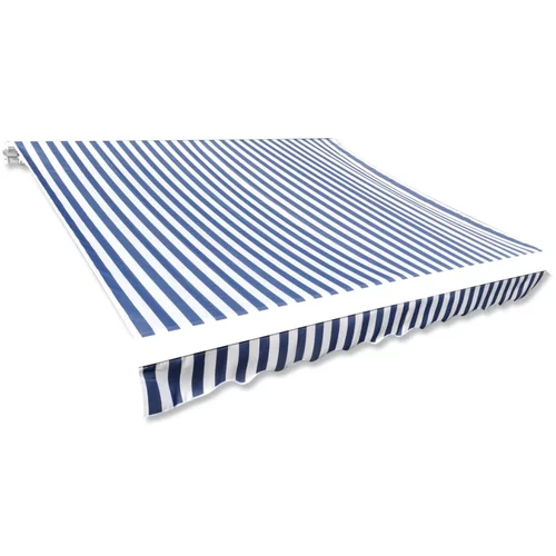 vidaXL platno za tendu plavo-bijelo 450 x 300 cm
