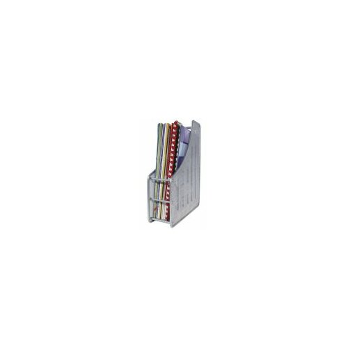 Fornax stalak za spise uspravni žica 8x27,5x35cm LD01-419 srebrni Slike