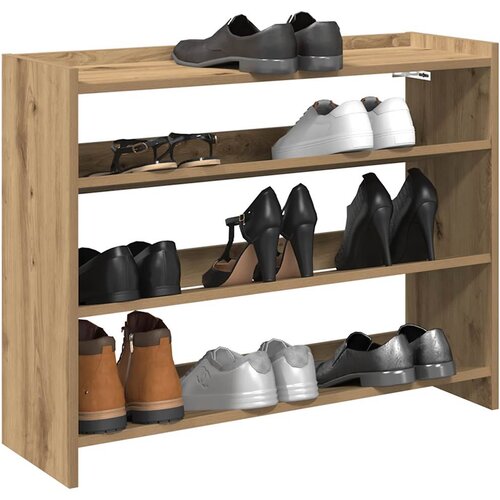 vidaXL Stalak za cipele boja hrasta 80x25x62 cm konstruirano drvo Cijene