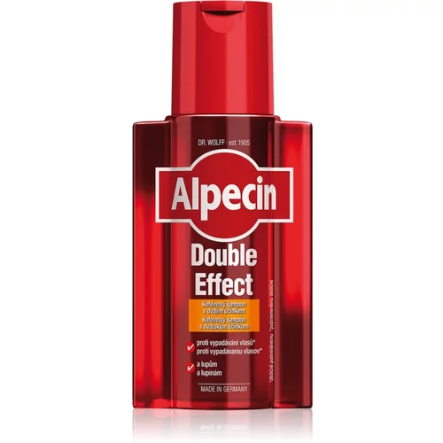 Alpecin Double Effect šampon s kofeinom za moške proti prhljaju in izpadanju las 200 ml