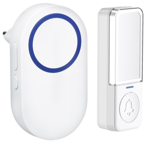 Solight 1L78 - Bežično zvono za utičnicu 230V IP56 belo Slike