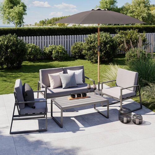 Modern Living Lounge Garnitura Rafael, Siva, 4-Delno Cene