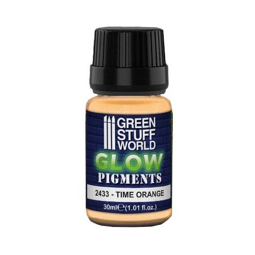 Green Stuff World Glow in the Dark Pigment Orange 30ml | Svetleći pigment narandžasti 30ml Slike