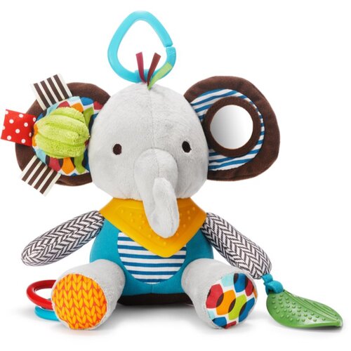 Skip Hop Bandana Buddies Elephant aktivna igračka s grickalicom za djecu od rođenja 1 kom Slike