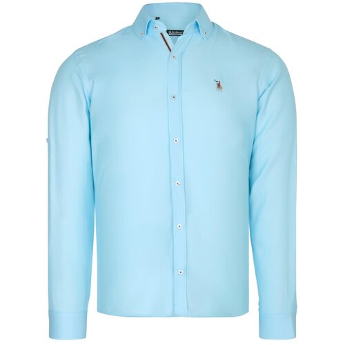 Dewberry G974 MEN&amp;#039;S SHIRT-CYAN Slike