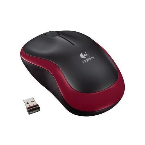  Mi&scaron; LOGITECH M185, wireless, optical, crveni, 910-002240/2503/2237 Cijene