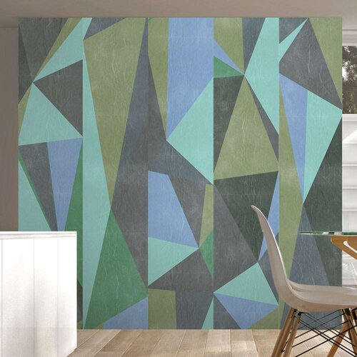  Tapeta - Gray triangles 50x1000 Slike