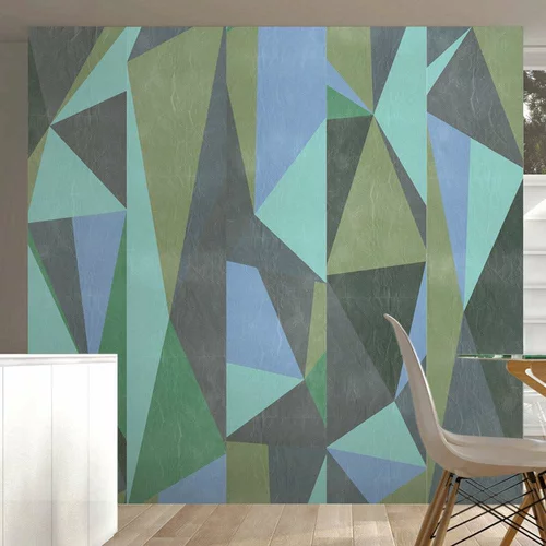  tapeta - Gray triangles 50x1000